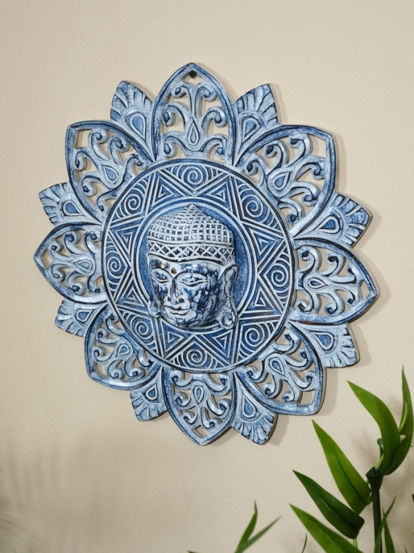 Панно резное МДФ "Будда", 40х40х0,6 см