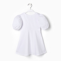 Платье для девочки MINAKU, белое, рост 116 см