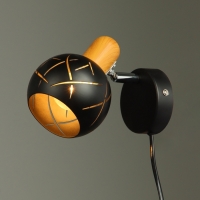 Спот "Алейда" 1хЕ14 40Вт черный 13х13х10 см