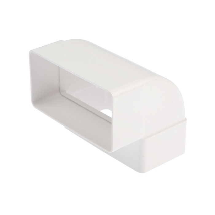 Отвод ZEIN, плоский, вертикальный, вентиляционный, 60 х 120 мм