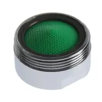 Аэратор ZEIN, наружная резьба, d=24 мм, сетка пластик, корпус пластик, цвет хром