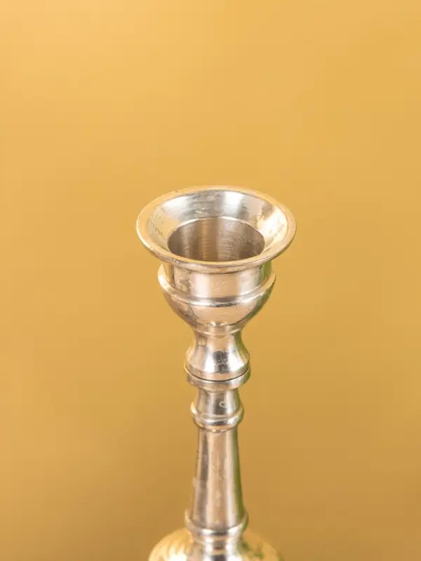 Подсвечник &laquo;Пьедестал&raquo;, латунь, смола, 8.5&times;8.5&times;33 см