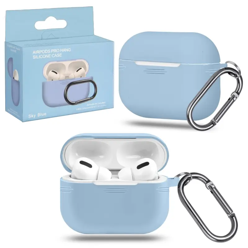 Чехол APods Pro с карабином №16 Coast Blue
