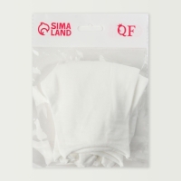 Перчатки хлопковые пара р-р L бел пакет