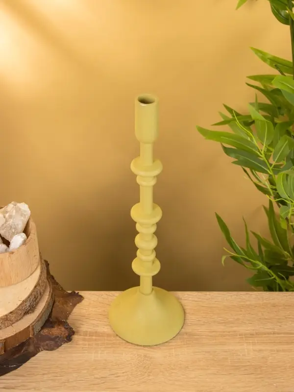 Подсвечник на 1 свечу "Олива" 10х10х35 см