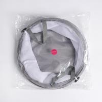 Корзина для белья Доляна, складная, 35&times;35&times;43 см, цвет белый