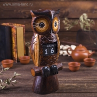 Настольный календарь «Сова», 5×10×28 см Настольный календарь «Сова», 5×10×28 см