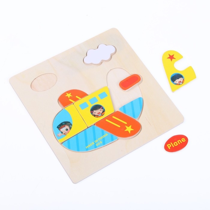 Рамки-вкладыши &laquo;Транспорт&raquo; 15 &times; 15 &times; 0,5 см, МИКС