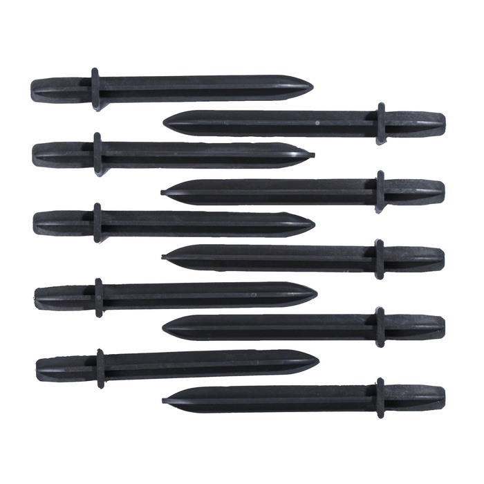 Колышки для крепления парниковых дуг, h = 18 см, d = 20 мм, набор 10 шт.