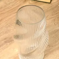 Ваза стекло настольная "Венди" 24,5х13х11 см, прозрачный