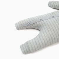 Комбинезон Крошка Я, BASIC LINE, рост 68-74 см, полоска серая Комбинезон Крошка Я, BASIC LINE, рост 68-74 см, полоска серая