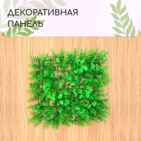 Декоративная панель, 25 &times; 25 см, &laquo;Высокий мох&raquo;, Greengo