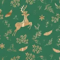 Бумага упаковочная тишью, новогодняя упаковка &laquo;Зимнее настроение&raquo;,50&times;66 см