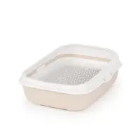 Лоток туалет для кошек малый (с бортиком и сеткой на высоких ножках) ALTA 42х31х14,5