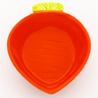 Миска керамическая для грызунов "Морковь" 10 х 13 х 3,8 см