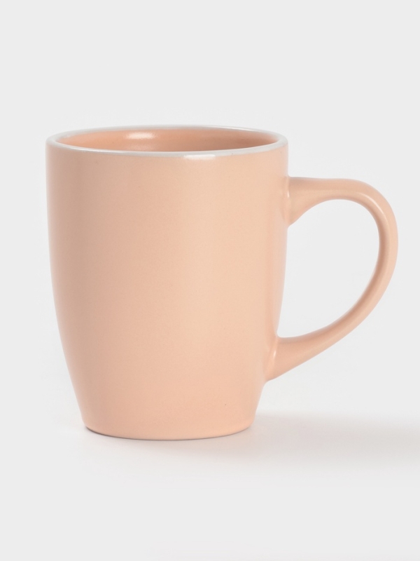 Кружка Доляна "Кремовое облако" 340мл 13х8,5х10,5, цвет кремовый