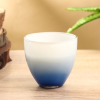 Свеча ароматическая в стеклянном подсвечнике 85 гр, снежная зима