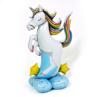 Шар фольгированный 55" &laquo;Большой единорог&raquo;, фигура, под воздух