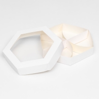 Менажница белая, 23 х 4 см