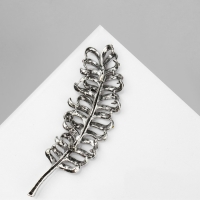 Брошь «Перо», цветная в чернёном серебре Брошь «Перо», цветная в чернёном серебре