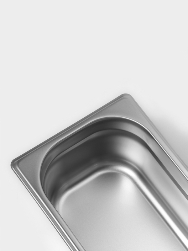 Гастроемкость 1/4x100 мм, 265*162*100 мм, толщина 0,8 мм
