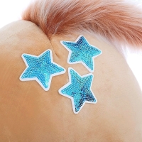 Качалка &laquo;Лошадка: Звёздочка&raquo;, музыкальная, цвет бежевый, цвет звёзд МИКС