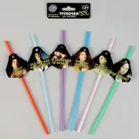 Трубочки для коктейлей &laquo;Искусство&raquo;, в наборе 6 штук
