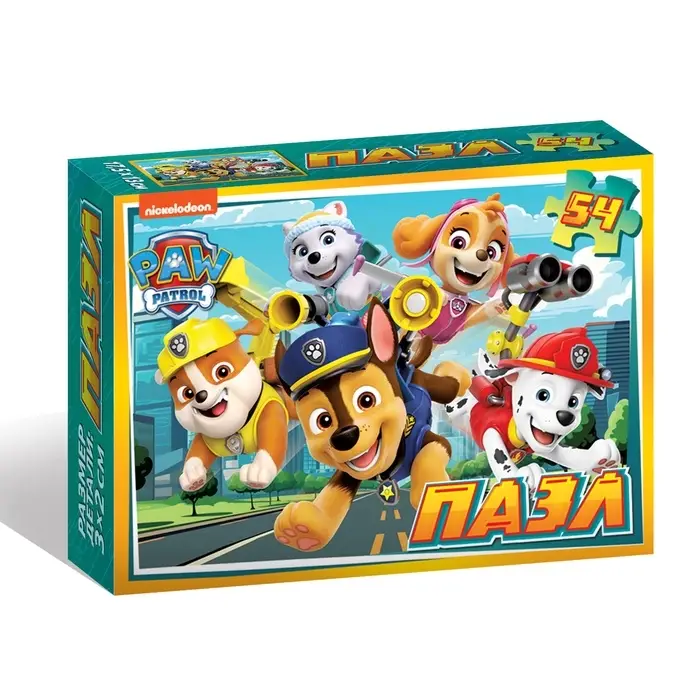 Пазл "Суперщенки", Щенячий патруль, 54 элемента