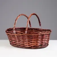 Корзина плетёная с ручками, 39&times;31&times;13 см