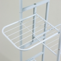 Подставка для цветов Greengo, 6 полок, 44 &times; 22 &times; 105 см, напольная, металл, белая