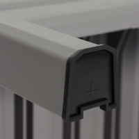 Набор садовой мебели "Евпатория" 4 предмета: 2 кресла, стол, диван 2-х местный, цвет серый