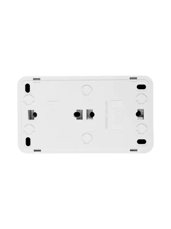 Выключатель с розеткой горизонтальный TANGO, 16 А, 1 клавиша + розетка, IP 20, открытой проводки с з