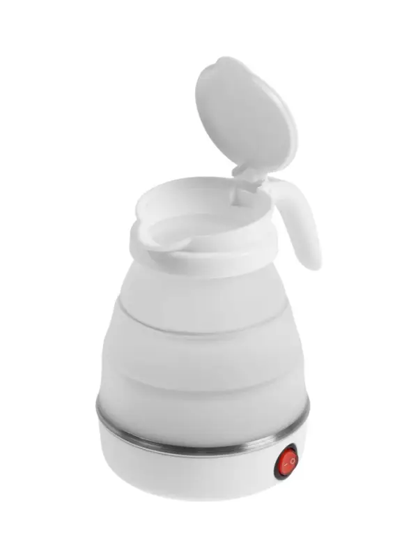 Чайник электрический LSK-1812, пластик, 0.6 л, 600 Вт, складной, белый