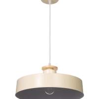 Светильник Timothy 1х40Вт Е27 пр-1м кремовый 32,5х32,5х12см