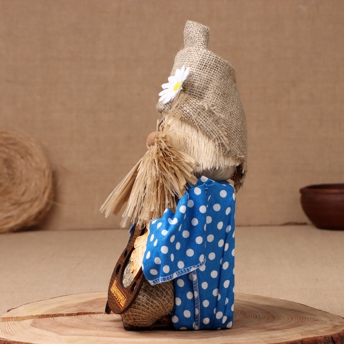 Оберег-домовой Оберег-домовой "Тимофей с ложкой и подковой", 29х24х19 см, микс