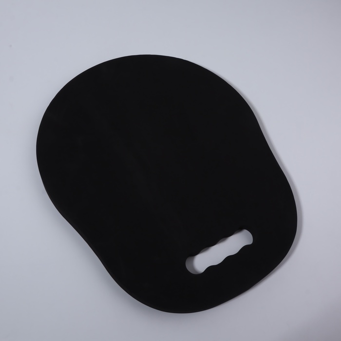 Зеркало с ручкой, d зеркальной поверхности 22,5 см, цвет чёрный