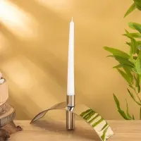 Подсвечник "Блеск" 25х6х10 см, нерж. сталь