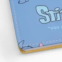 Ежедневник кожзам А5 "Стич на пляже", 80 л