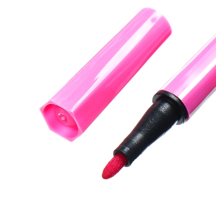 Фломастеры 36 цветов в пластик тубусе вентилируемый колпачок Джунгли