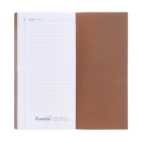 Еженедельник датированный 2025 года, 80х165 мм, 64 листа ESCALADA, мягкая обложка из искусственной кожи, блинтовое тиснение, блок 70 г/м&sup2;, бежевый