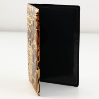 Обложка на паспорт &laquo;Текстурные листья&raquo;, искусственная кожа