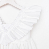 Платье детское KAFTAN &laquo;Бабочка&raquo;, р. 34 (122-128), белый