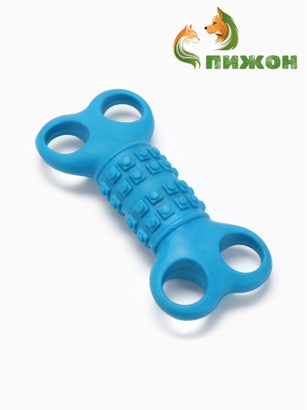 Игрушка жевательная "Лучше всех!", TPR, 12 см, голубая