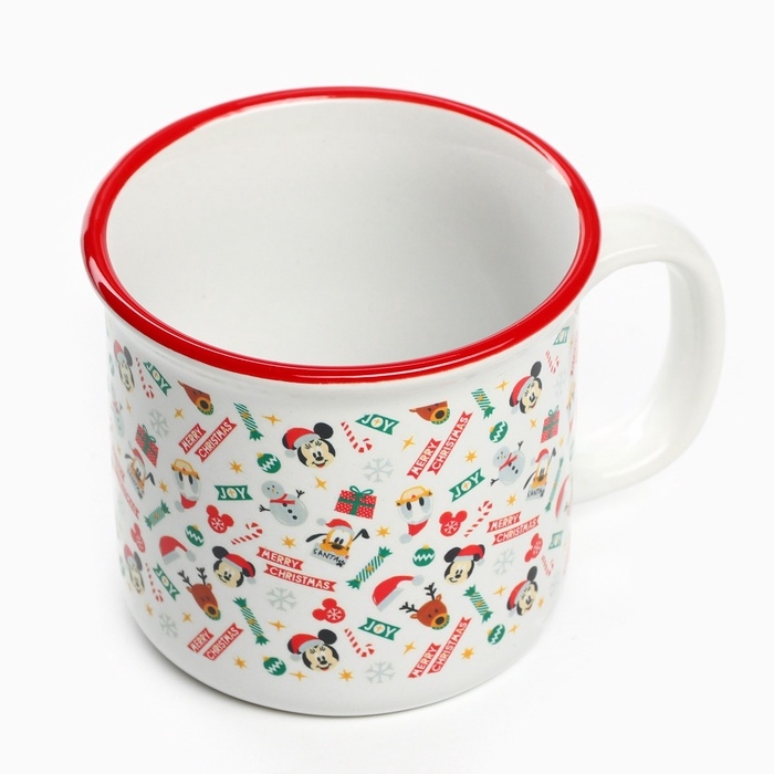 Кружка керамическая новогодняя &laquo;Merry Christmas&raquo; Микки Маус и друзья, 250 мл