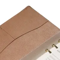 Органайзер на кольцах, C6, с хлястиком, 80л, линия, к/зам, Черный