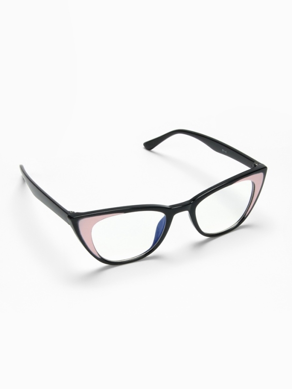 Очки имиджевые женские, для компьютера, ширина 14.4 см, дужка 13.8 см, линза 6.5 х 4.2 см