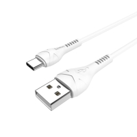 Кабель Hoco X37, Type-C - USB, 3 А, 1 м, PVC оплетка, белый Кабель Hoco X37, Type-C - USB, 3 А, 1 м, PVC оплетка, белый