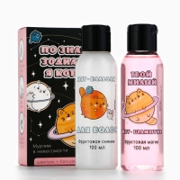 Подарочный набор косметики &laquo;По знаку зодиака я - котик&raquo;, шампунь для волос и бальзам для волос, 2 х 100 мл, аромат фруктов, BEAUTY FОХ