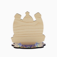 Оберег новогодний на подставке &laquo;Удачи, счастья, радости&raquo;, 10 х 8,1 см.