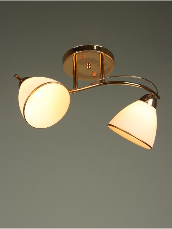 Люстра "Андер" 2хЕ27 40Вт золото 42х19х24 см